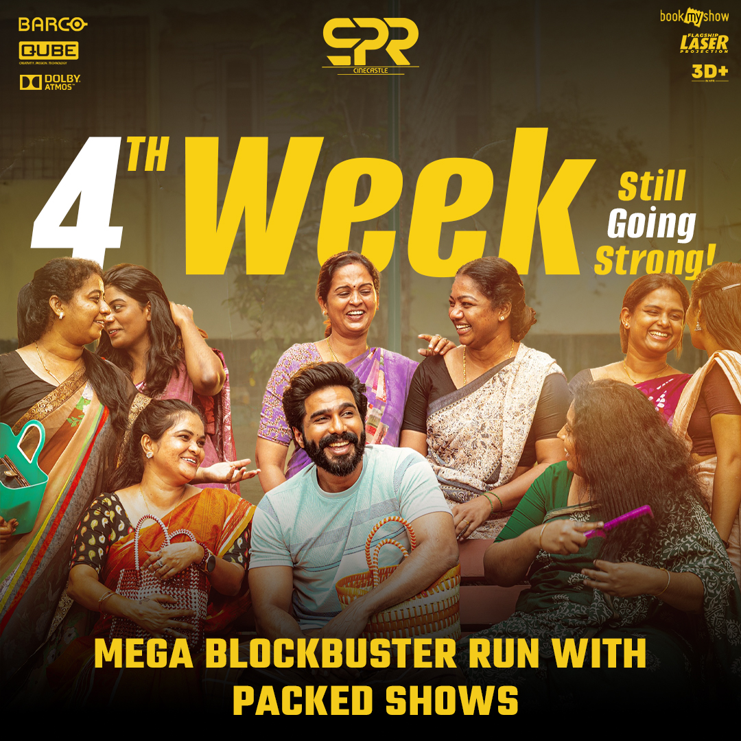 SPRcinecastle's tweet photo. 🏆 *4th Week & Still Going Strong!* 💥
*#GattaKusthi2* continues its *Mega Blockbuster* run with packed shows and unstoppable audience love! ❤️🔥
🎟️ Book your tickets now and experience the celebration only at *SPR Cinecastle*!
💥🍿🎬❤️🙌
*#GattaKusthi2 #MegaBlockbuster #4thWeek #HousefullShows #BlockbusterHit #FamilyEntertainer #TamilCinema #MovieLovers #BookNow #SPRCinecastle*