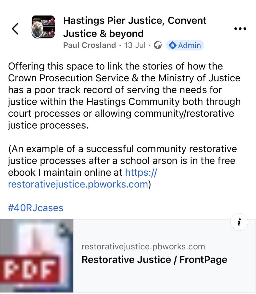 WPier2066's tweet photo. #HastingsJustice issues abound and, as @paulcrosland I have updated the “Hastings Pier Fire Justice” (&amp; beyond) Facebook group appropriately 
#HastingsPier
#Hastings https://t.co/3svpTthGHG