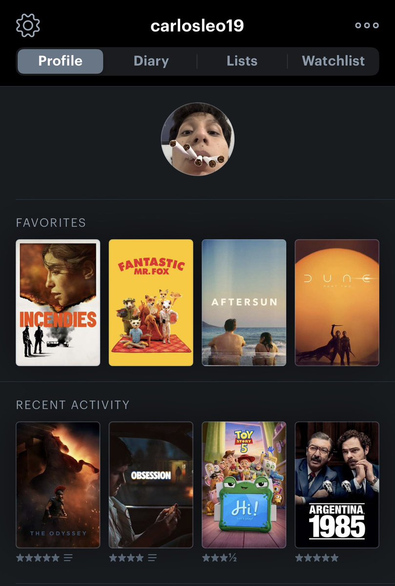 carlossss___1's tweet photo. user vs letterboxd 🪳 https://t.co/4PrJCxPRQ6