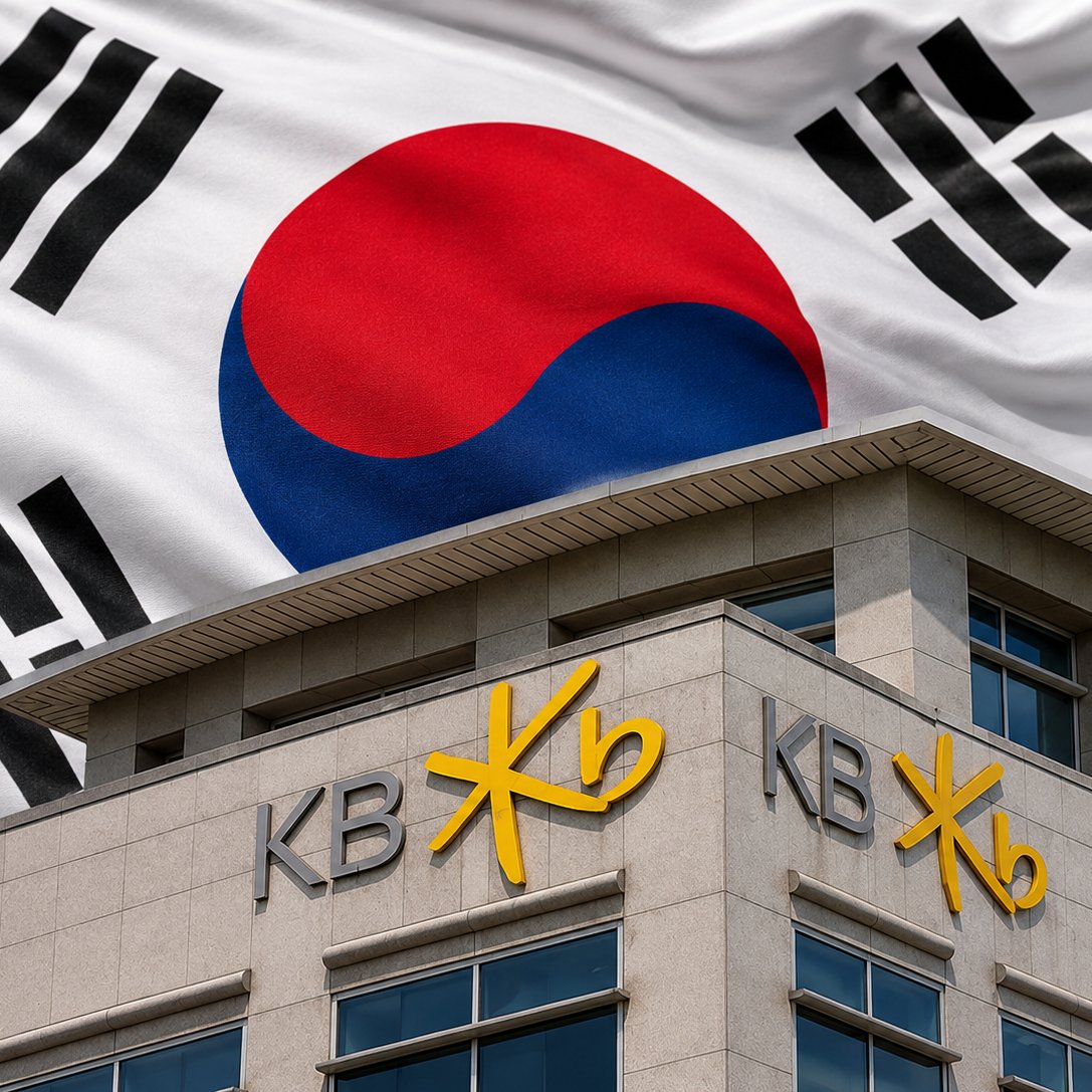 coinbureau's tweet photo. JUST IN: South Korea’s largest bank to use JPMorgan’s blockchain for crypto-style payments.

$400B KB Financial Group arm, Kookmin Bank, will use Kinexys to process cross-border business payments in August, allowing near-24/7 USD transfers.

Kinexys has already processed over $4 trillion in transactions.