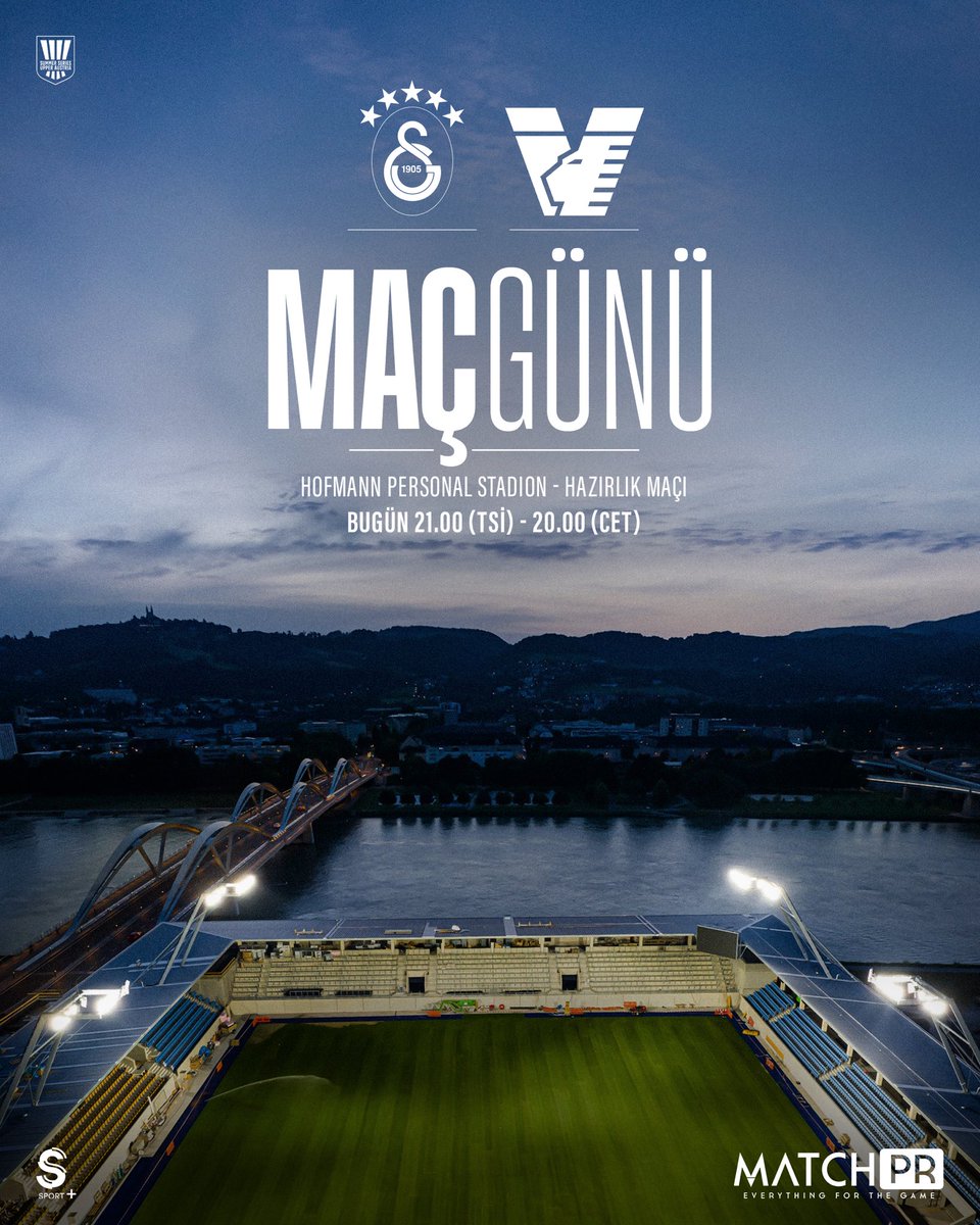 GalatasaraySK's tweet photo. ⚽ Hazırlık Maçı
🆚 Venezia FC
📆 27.07.2026
⏰ 21.00 (TSİ)
🏟 Hofmann Personal Stadion
📺 S Sport Plus

@matchpr_ https://t.co/9h1R22ZEM1
