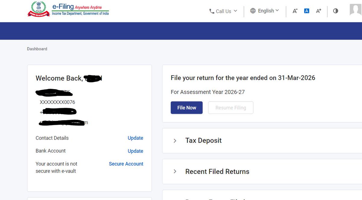 PTCTVM2017's tweet photo. @IncomeTaxIndia @nsitharamanoffc @officeofPCM The portal is working slowly, and tabs are not showing, pls provide us with a stable and working portal. https://t.co/wykBqzsDLy