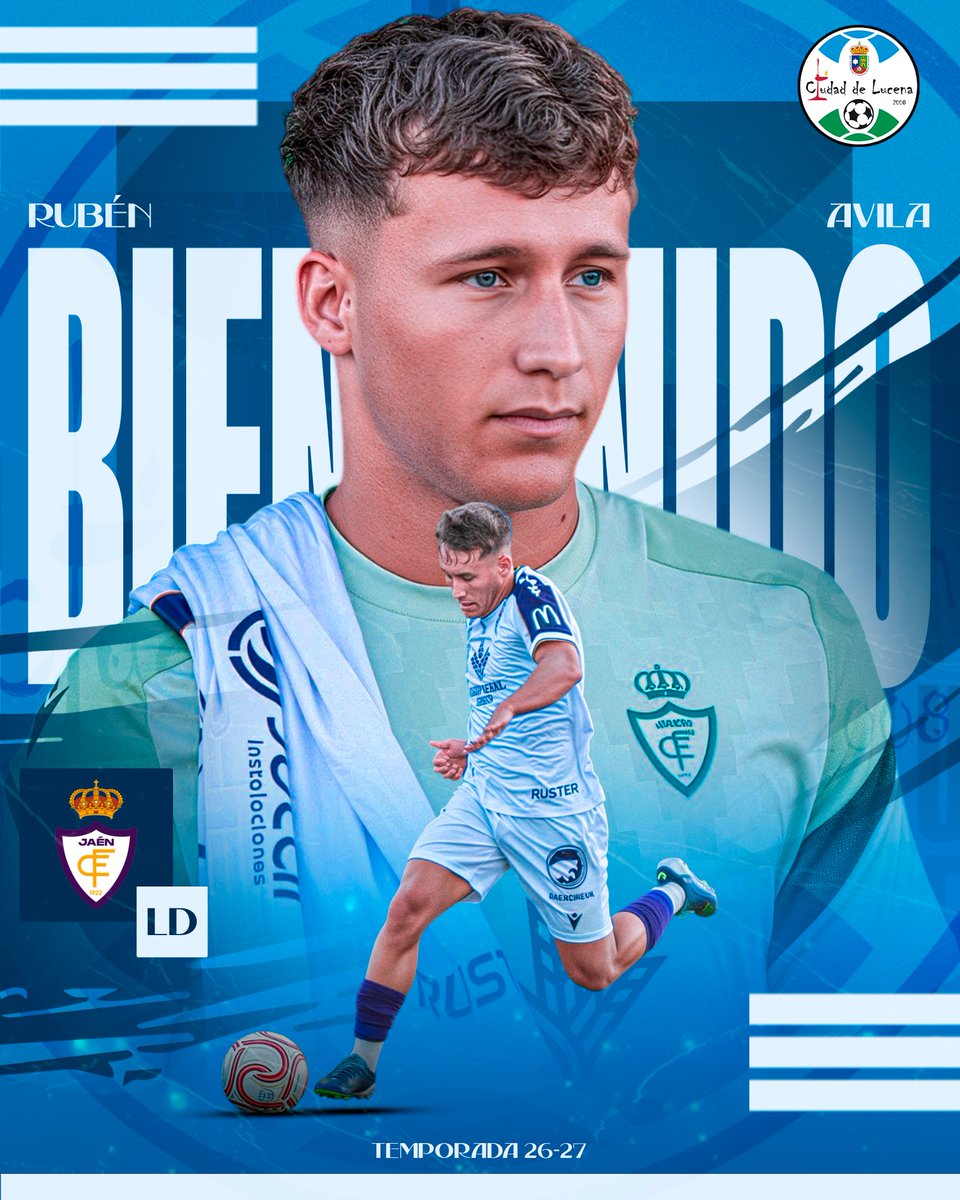 ciudaddelucena's tweet photo. ✅ 𝙁𝙄𝘾𝙃𝘼𝙅𝙀 | Ruben Avila: Talento, juventud y ambición para reforzar nuestro carril derecho... 💙 https://t.co/bAl7DcDmgn