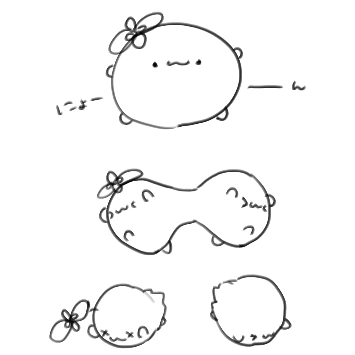 mozz_Y_arella's tweet photo. 今生えた設定
カプレくんはこうやって増えるらしい https://t.co/jnnr8z9Blq