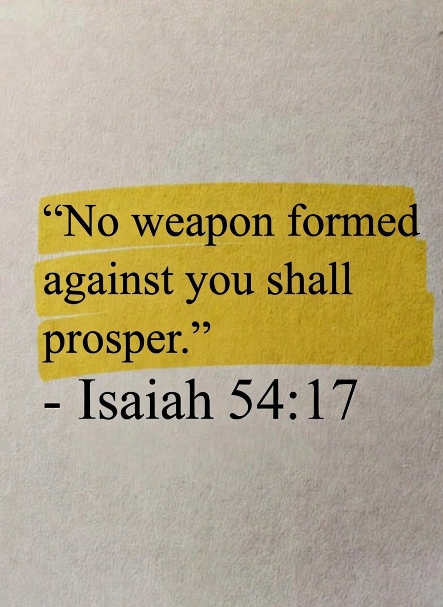 Richard_gh1's tweet photo. Isaiah 54:17 https://t.co/POzExOB5VC