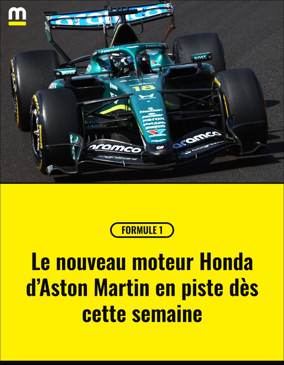 Motorsport_FR's tweet photo. 🔴 Après le lancement de la version B de l'Aston Martin le week-end dernier, le moteur Honda évolué va prendre la piste dès cette semaine !

👉 https://t.co/JkQL2xzP75

#F1 #HungarianGP https://t.co/YDueVhiJSF