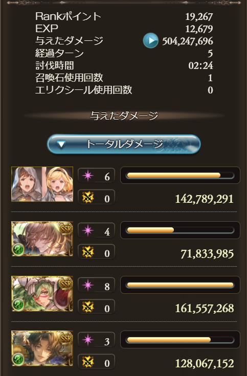 osataka1's tweet photo. ネリエルが出たのでガレオンHLのPTでナルメアを変えたけど、普通に主人公よりダメ出てるじゃん。これで古戦場必須でないと？ #グラブル https://t.co/JVmvfaUjBT