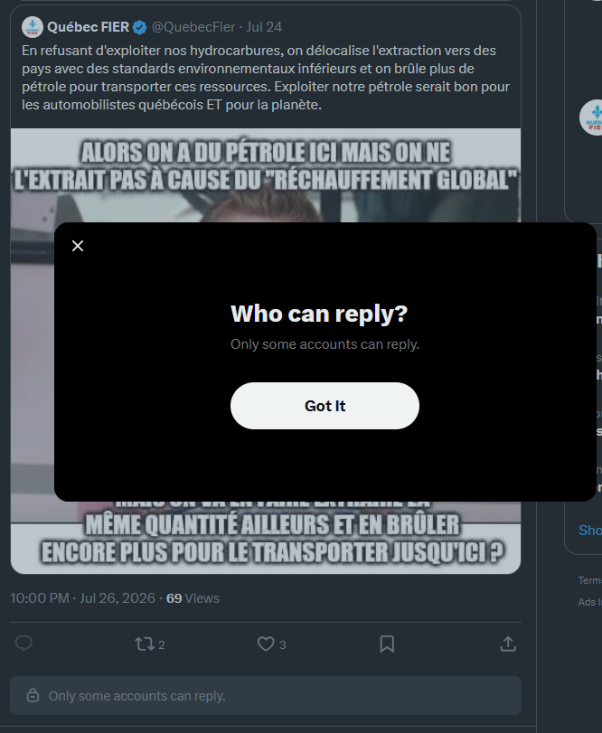 Bobeb3n's tweet photo. C’est quand même assez ironique de faire un post en se moquant d’un compte qui bloque les autres, tout en bloquant lui-même les commentaires sous ce même post😂 https://t.co/rvEAkxpR4p