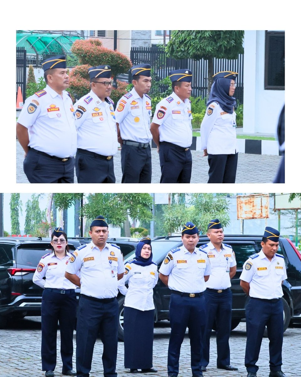 dishub_sumut's tweet photo. Pelaksanaan Apel Pagi menjadi momentum memperkuat disiplin, integritas, sinergi, dan semangat pelayanan publik guna mewujudkan transportasi yang aman, nyaman, dan berkelanjutan. Senin, (27/07/2026).

#DishubSumut #SalamKolaborasi #SumutBerkah https://t.co/Y01RbmZ4vg