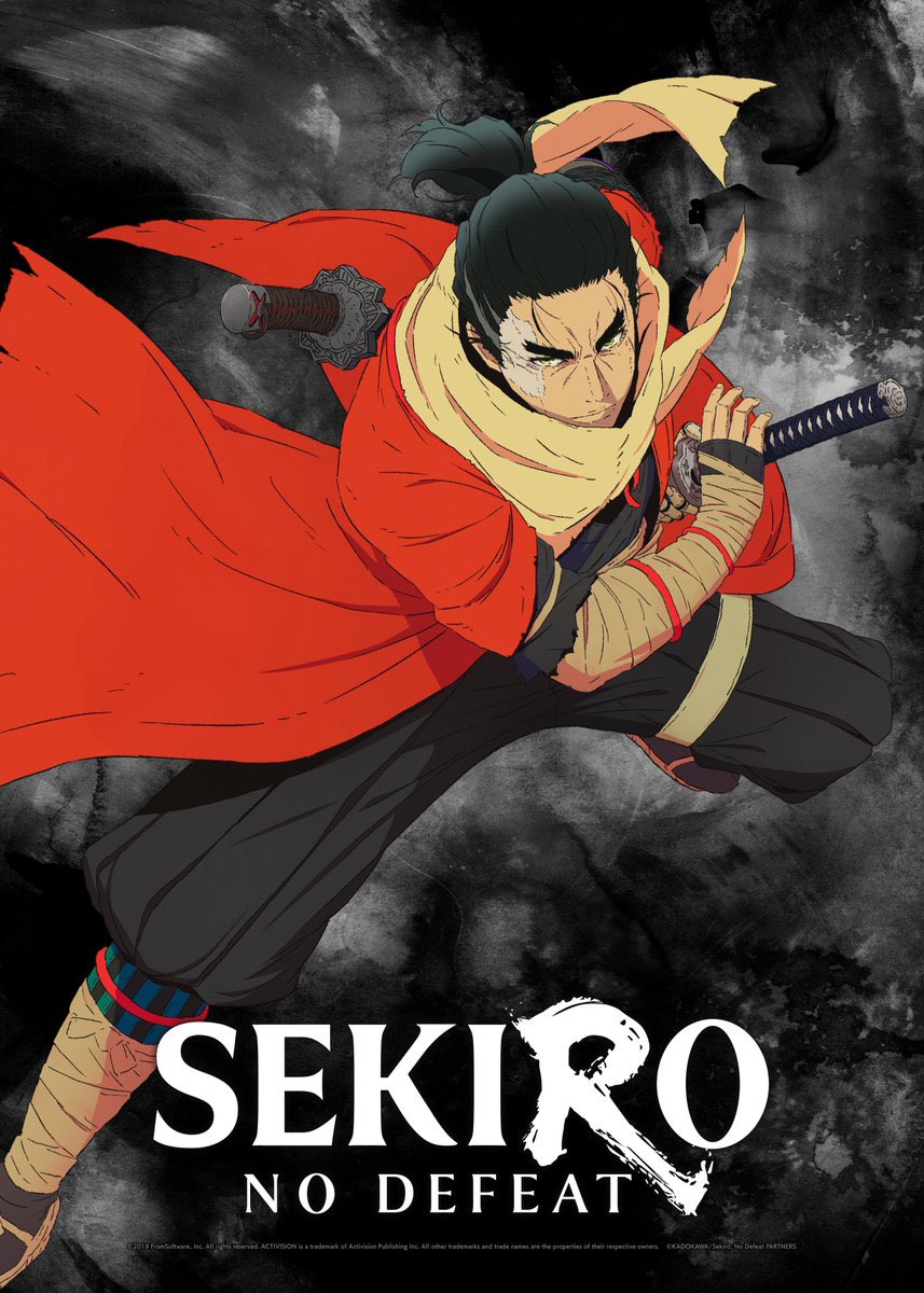 Genki_JPN's tweet photo. Sekiro No Defeat anime new posters! 🔥

Coming to Crunchyroll later this year. https://t.co/aOo1qwk8ts