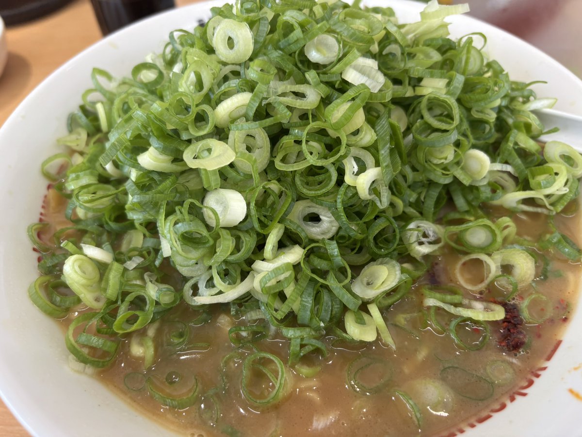 rakukome's tweet photo. 久しぶりにネギまみれ https://t.co/YvMDBPmYFT