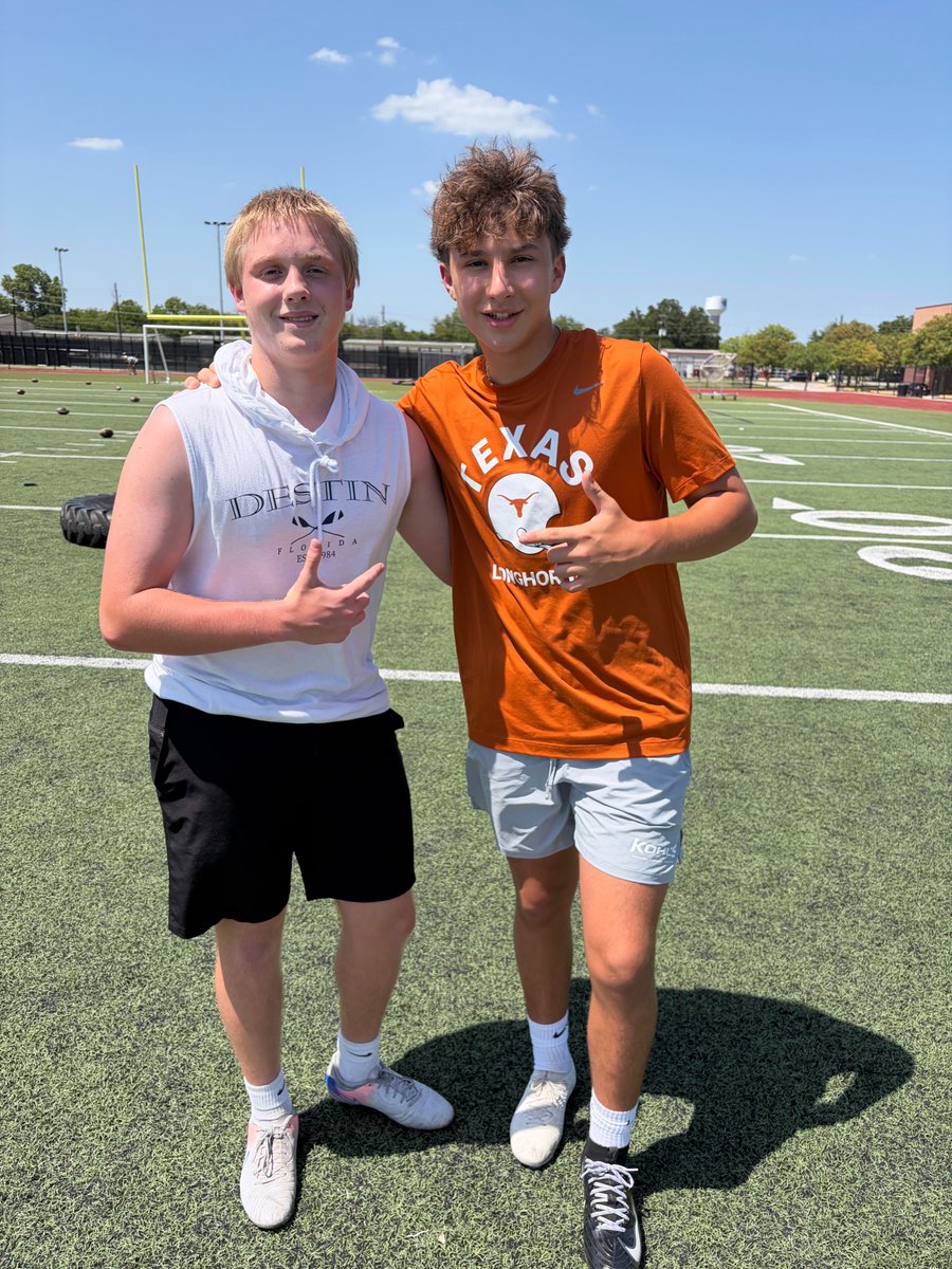 CamdenBaker2029's tweet photo. Know how you get better despite today's 102 heat and 108 feels like-train with and against the best.  Top two 2029's per @Chris_Sailer.  @CarverJKicking thanks for making me work harder and get better!
#ProtectTheTradition #SLCDragonFootball
@leemunn87 @CoachShrags @KickExposure https://t.co/Uj2u8CtQB9