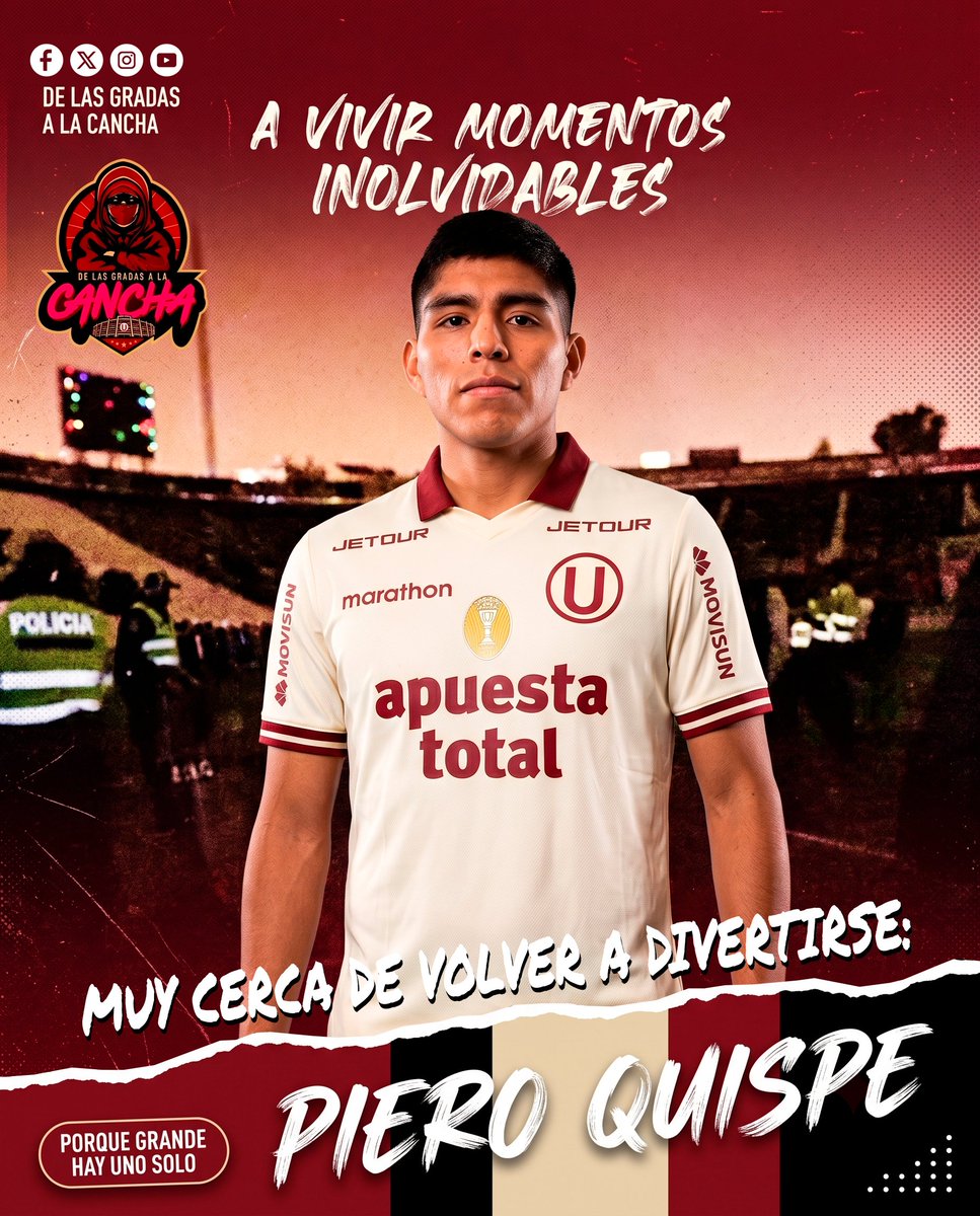 delasgradas's tweet photo. ¡Momentos decisivos en Ate! ⏳
Universitario de Deportes se encuentra en negociaciones muy importantes con Piero Quispe para lograr su regreso con un contrato por las próximas 2 temporadas.
Con esto no se descarta una posible llegada de un lateral. ⚽🔥 #DLG #GarraCrema #YDaleU https://t.co/W2seCNAiad