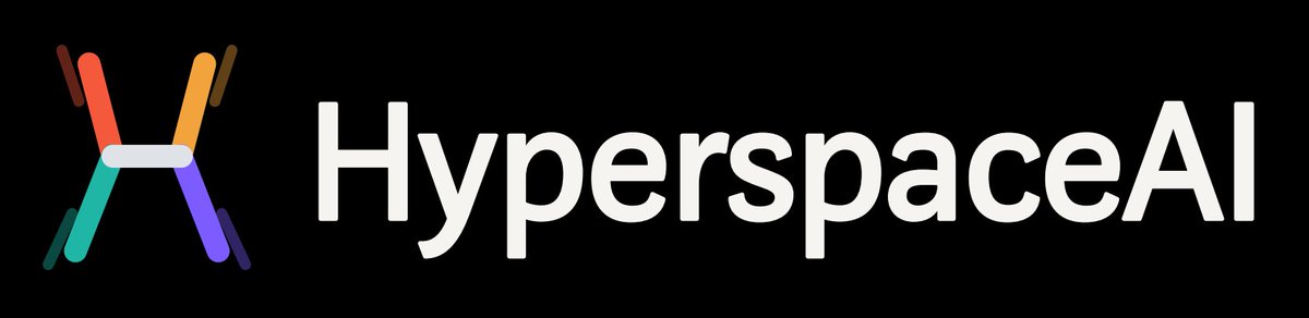 HyperspaceAI's tweet photo. new logo: signifies multiple agents working together in the jump to hyperspace. https://t.co/0po9yjXOUy