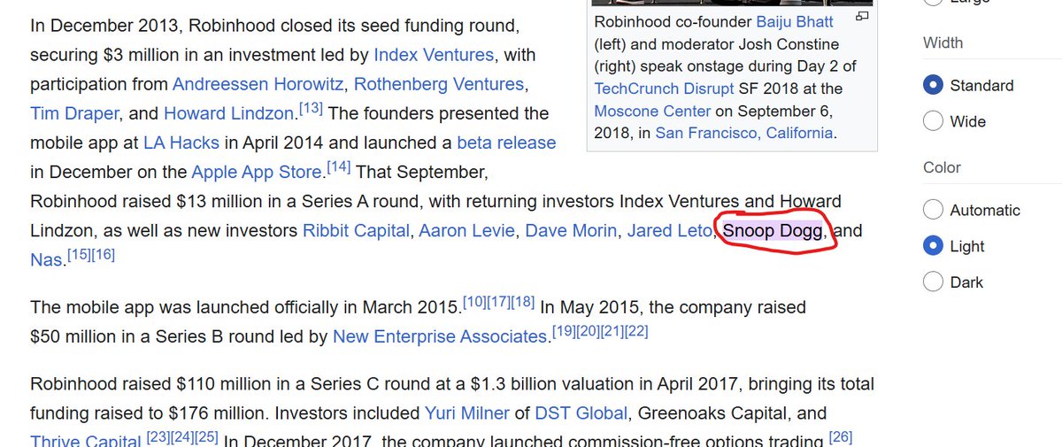 VenelopeOx's tweet photo. snoop dogg was one of robinhoods early investors ?

https://t.co/ZxKBz6VJJI

send like cash cat.

snoop dogg https://t.co/WitZ0aiYv1