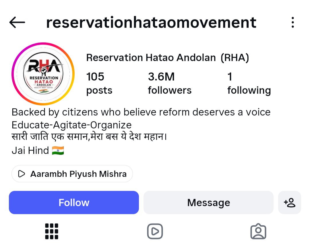 RHA__Movement's tweet photo. @_kumbhkaran Now 3.5 Million Complete ✅ https://t.co/fgm4PzmRSY