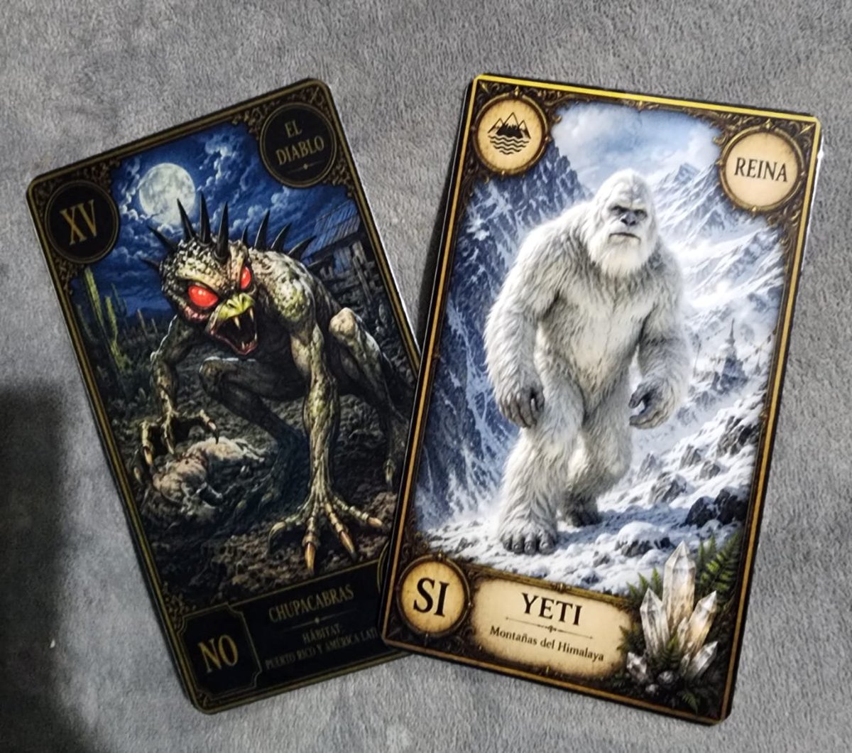 OxlackCastro's tweet photo. Adquiere el Tarot de Criptozoología con los criptidos más emblematicos, mandame un whatsapp al número +52 56 4442 2537 pregunta por envios a tu ciudad y país https://t.co/ER1IqPlG3J
