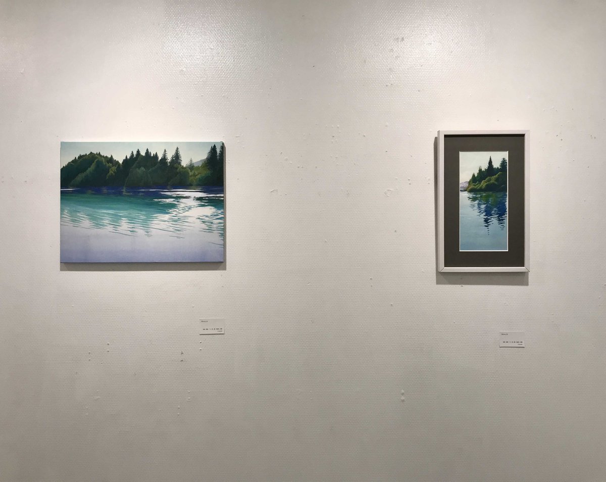 HFG_ginza's tweet photo. 【開催中】
「芹澤マルガリータ個展 resonance」
7.23(木)～8.7(金)
※日曜休廊
　　
今週は11時～19時で営業致します。
日本画の素材を活かすことを考えながら表現に取り組む芹澤さん。
本展でも素材研究の成果をご覧いただけます。
　
#日本画 #絵画 https://t.co/qjOhbIOgZx