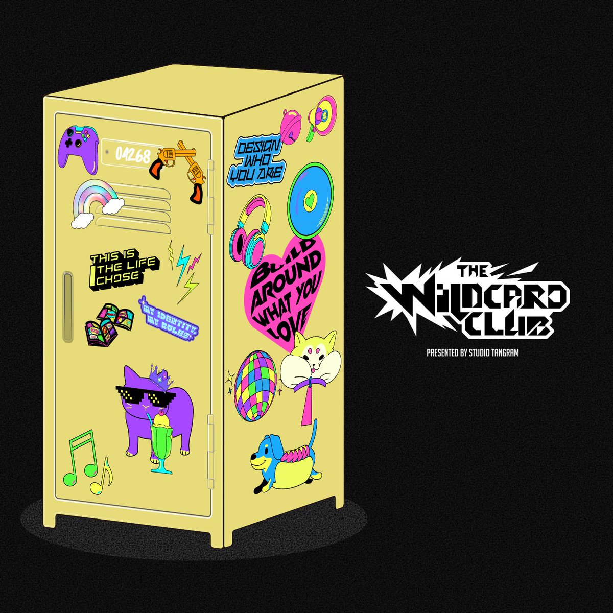 CapnTiggles's tweet photo. This was so fun!! Makes me wish I had an actual locker to put a bunch of stickers on 😂 #wildcardclub https://t.co/Z800z8EO7K
