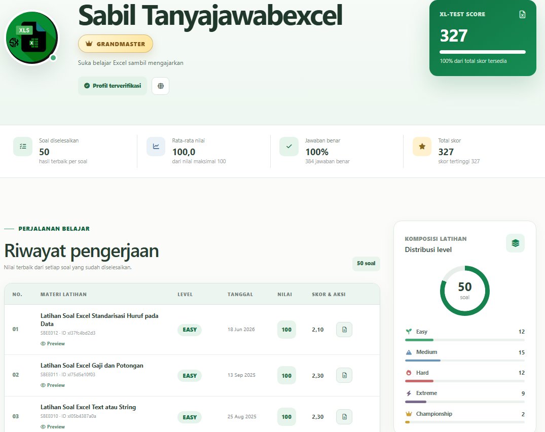 TanyaJawabExcel's tweet photo. Ini salah satu web latihan Excel dgn soal² yg berkualitas 

Kamu bisa ngerjain soal, langsung cek jawaban, dan bukan cuma hasil akhirnya yang dinilai. Pemilihan rumus sampai jumlah fungsi yg kamu pakai juga menentukan kebenaran jawabanmu.

Level soal juga bervariasi, cobain deh! https://t.co/POCIpOwPkI