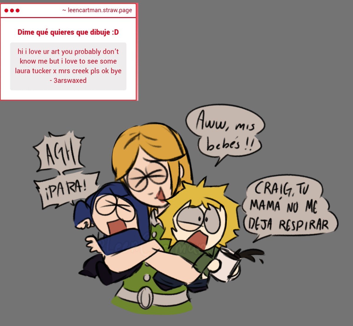 LeenCartman's tweet photo. No se si entendí bien, espero que si 💔
#sptwt #spcreek #spcraig #sptweek https://t.co/jqha9E9U10