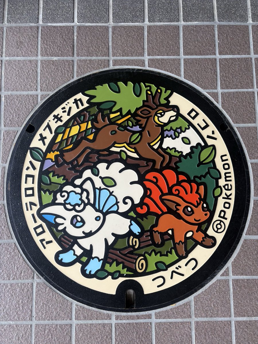 crow0291's tweet photo. 今年行ったマンホール② https://t.co/iuZoGU6Jhi