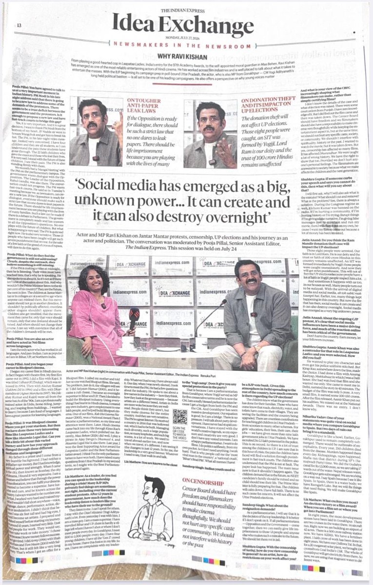 ravikishann's tweet photo. Thank u @IndianExpress  🙏 https://t.co/eox5aJy8z6