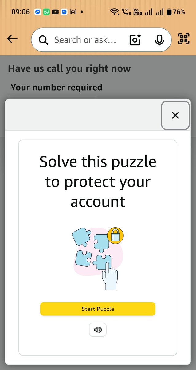 virgoanuscorpio's tweet photo. @AmazonHelp I am not able to reach out!
This is what I am directed to do..solve a puzzle!!
What kind of insanity is this?? https://t.co/VDoQSjcafd