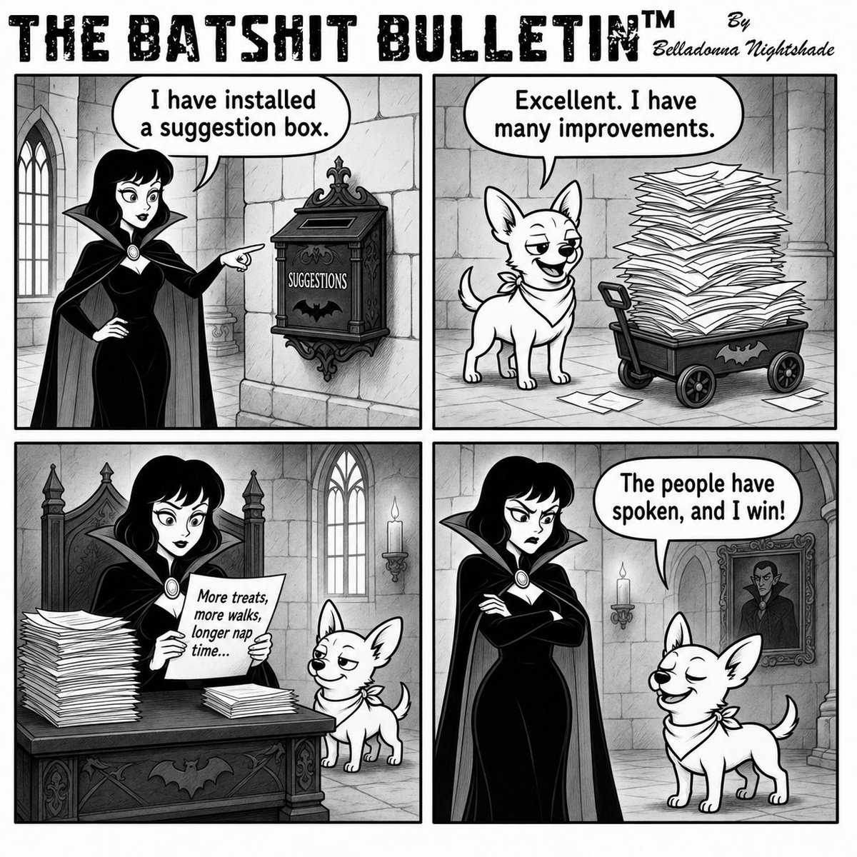 BellaNightshade's tweet photo. "The Batshit Bulletin"  Monday, 07/26/2026
https://t.co/qYPYzlmaPW https://t.co/lyITHixg4R