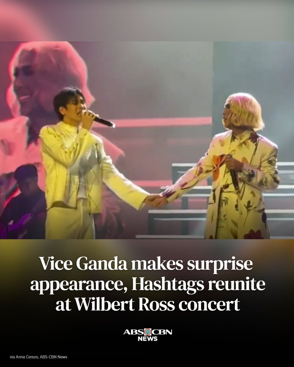 ABSCBNNews's tweet photo. ‘I CAN’T MISS IT FOR THE WORLD’

Sinorpresa ni Unkabogable Star Vice Ganda si Wilbert Ross nang mag-guest sa unang major concert ng aktor.

Basahin: https://t.co/pZLz3FJo3V https://t.co/SKVjXfQCZQ