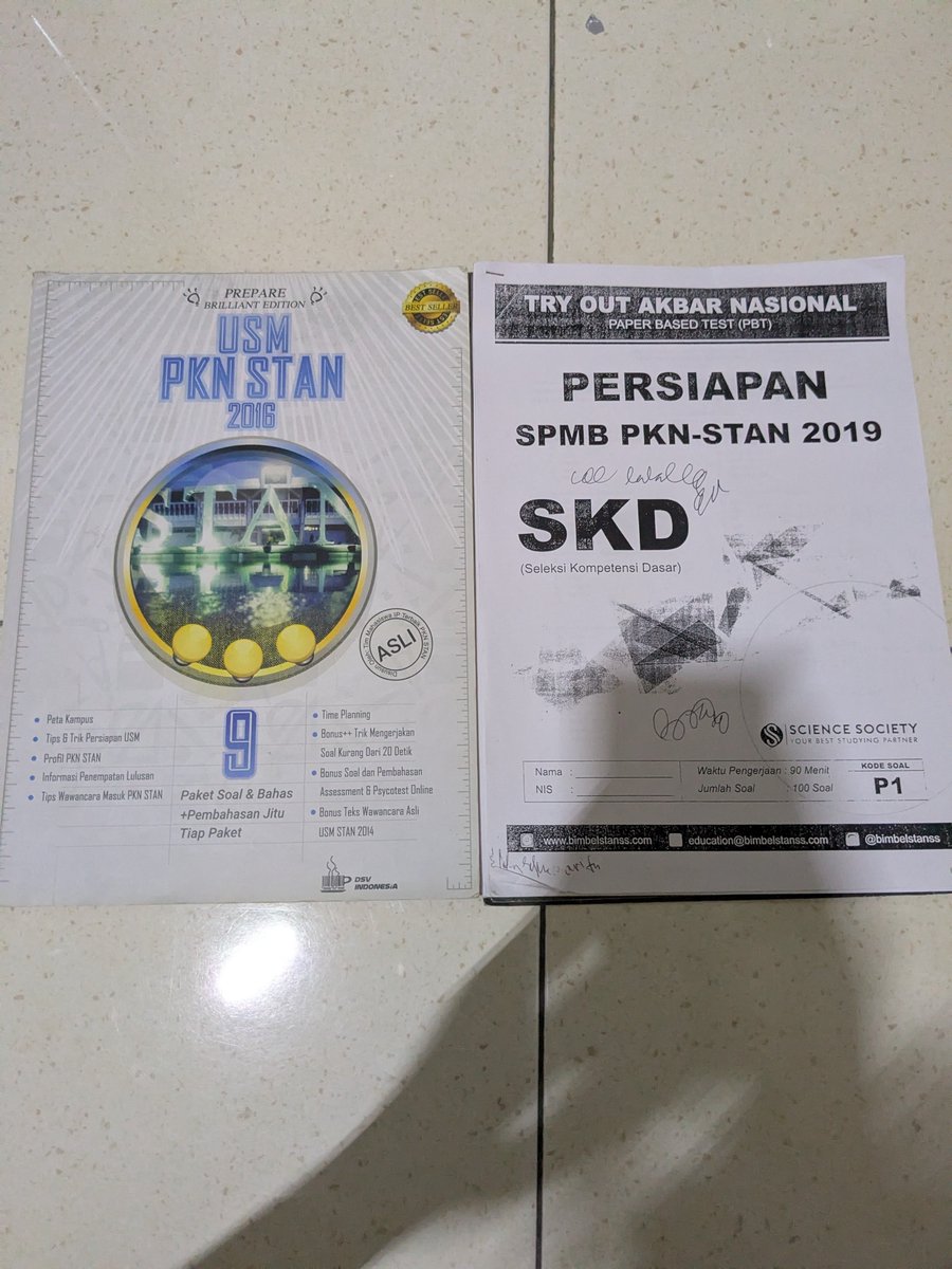 ifanotesrecap's tweet photo. USM PKN STAN
Persiapan SPMB PKN-STAB 2019 tes SKD Science Society https://t.co/sXW5grw5cN