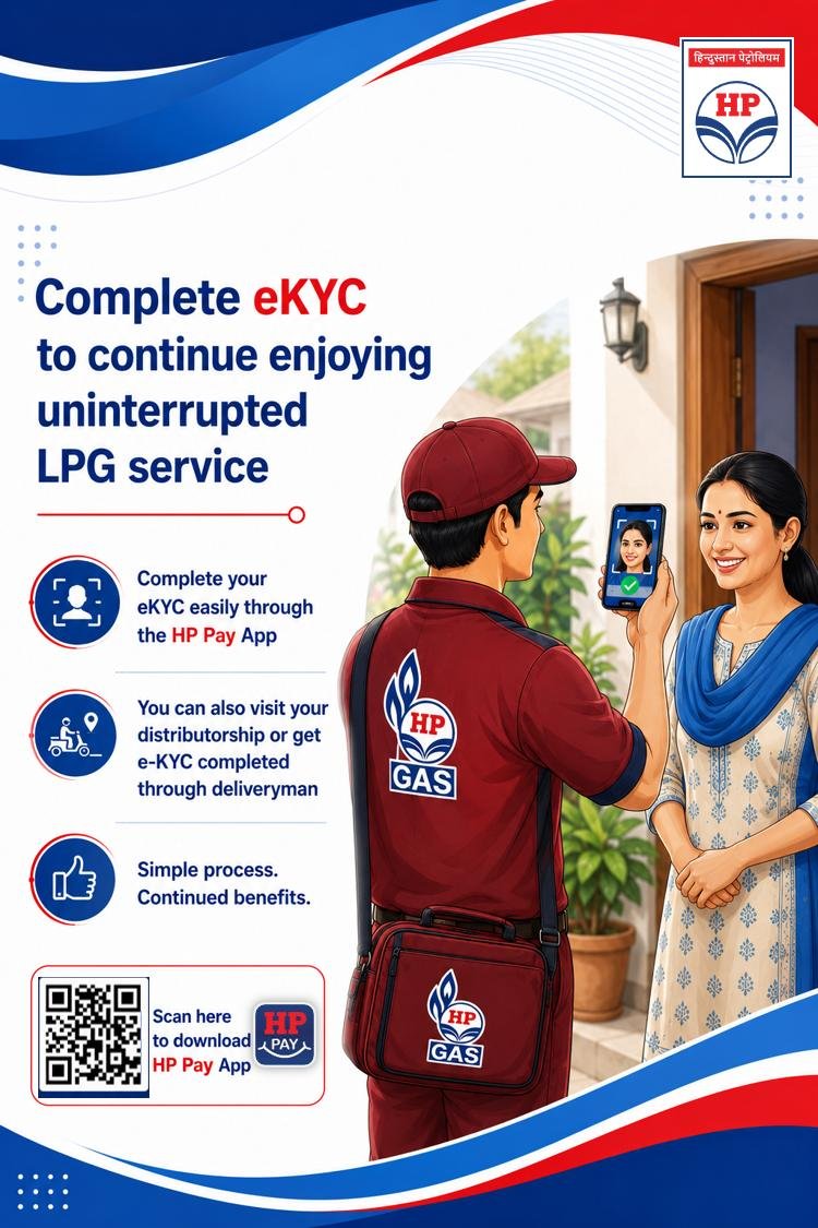 mrvivekks's tweet photo. Receiving your HP Gas cylinder today? 🏠

Take a minute to complete your e-KYC with our deliveryman to continue enjoying LPG Services. 

Simple. Secure. Hassle-free.
#HPGas #eKYC #CustomerFirst @HPCL @HPGAS_HQO https://t.co/K3Z2w5mLGg