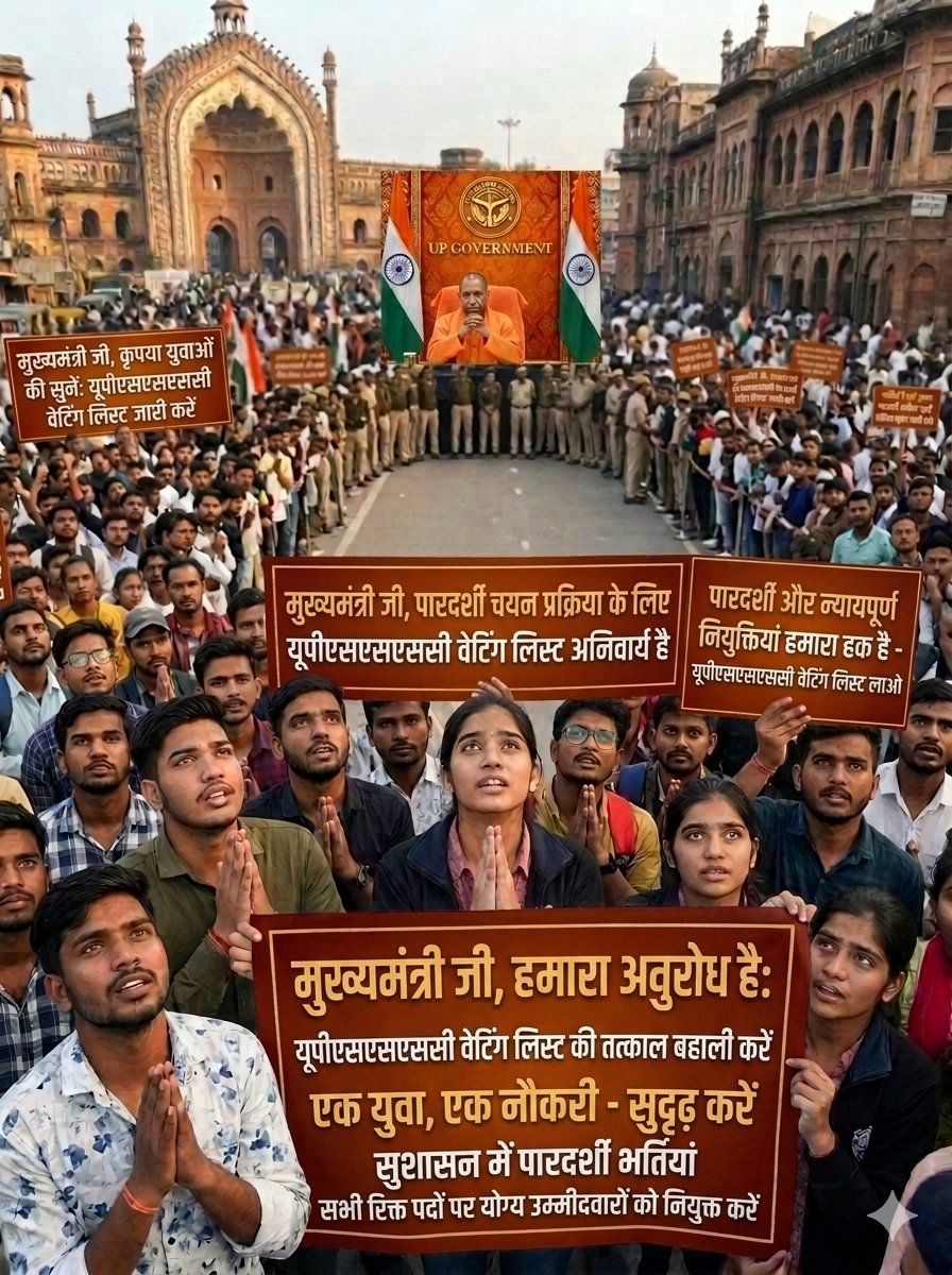 Sugammaurya1's tweet photo. UPSSSC में भर्तियों का लंबित होना
👉समान योग्यता वाली भर्तियां एक साथ चलना।
यही कारण है भर्तियों में ओवरलैपिंग की समस्या बढ़ रही है
इसका एक ही समाधान सभी भर्तियों में प्रतीक्षा सूची का शासनादेश जारी किया जाए
#waiting_list_in_upsssc
@myogiadityanath
@BJP4UP
@yadavakhilesh
@UPGovt https://t.co/R8VMlgUBFh