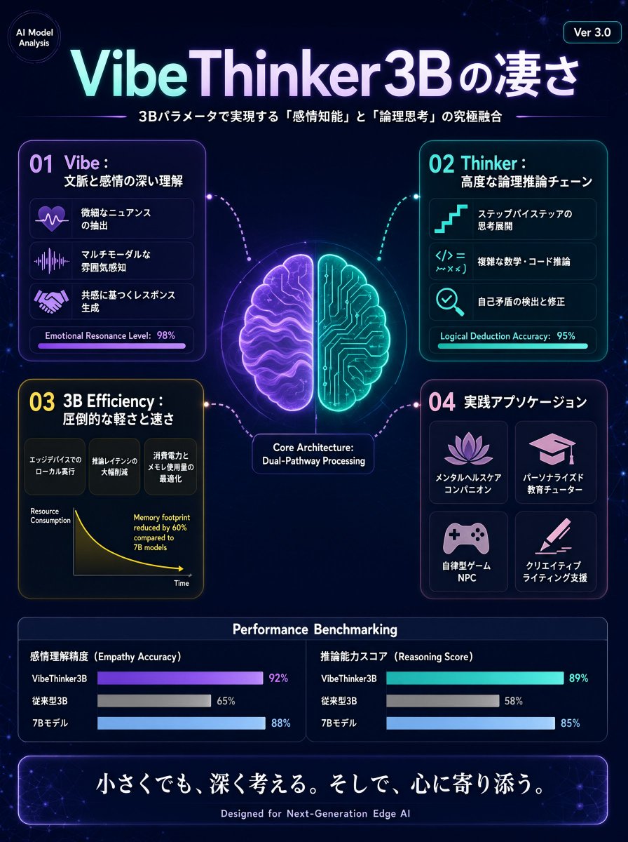 VibeThinker3B Japanese Infographic