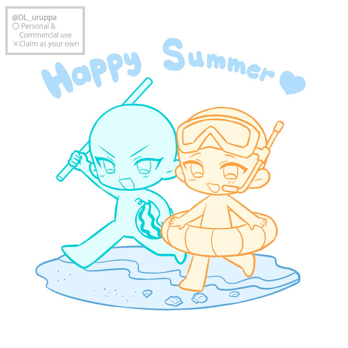 DL_uruppa's tweet photo. Summer's just begun! ☀️✨
￣V￣￣￣￣￣￣￣￣￣

-2인 F2U
#트레틀 #트레이싱 #이메레스 #トレス素材 #うるっぱの素材 https://t.co/YRxR9H2fPX
