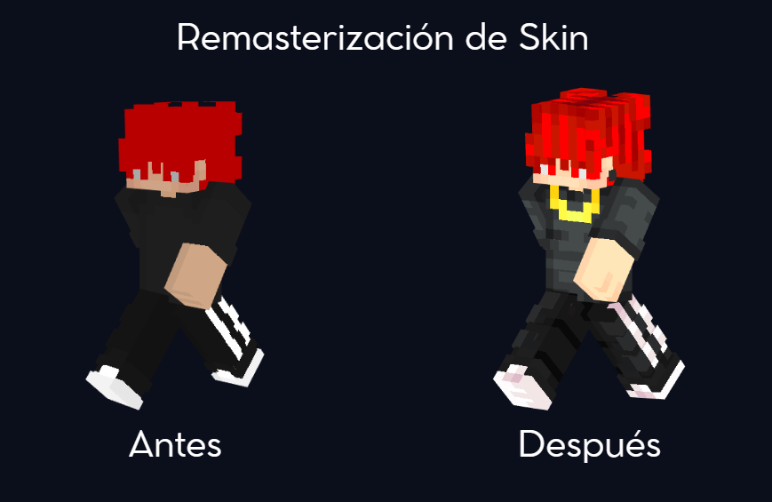 jeffrombb's tweet photo. Skin Remaster

Before / After
#Minecraft #Blockbench #MinecraftSkins https://t.co/9DsUdZXnGY