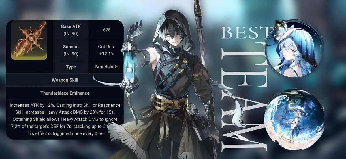 PRUVOID's tweet photo. The best F2p friendly character.

- Weapen.

Only 4% between her weapon and Augusta weapon.
Another option : Jiyan Weapen.

- Premium team.

Best support : Iuno, mortife, Rebecca.
Best healer : Shorekeeper, morney, suisui, chisa.

#wutheringwaves #WutheringWavesES #鳴潮 #wuwa https://t.co/MvrmJuwiCe
