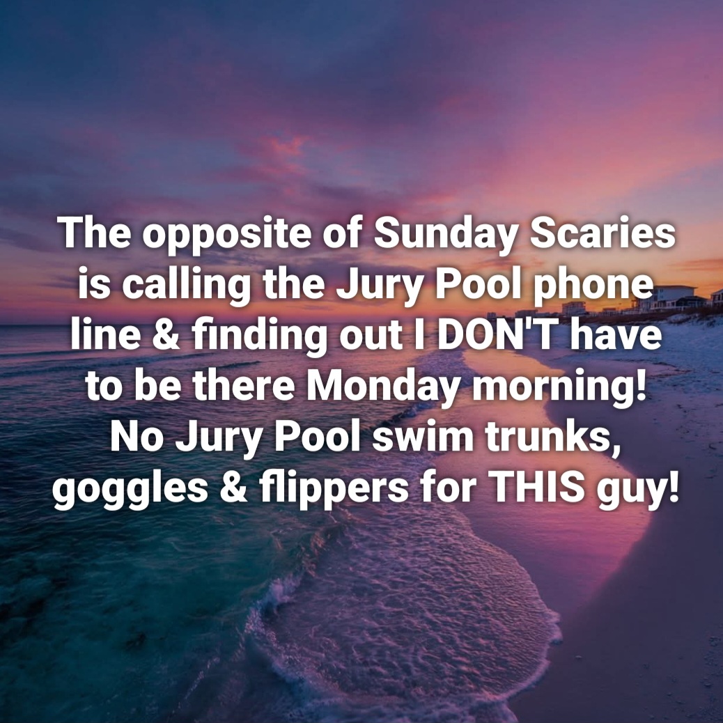 JasonStiff's tweet photo. That feeling when you unexpectedly find out you've been given back the second half of your Sunday / Monday weekend! Bonus day for the win!

#Sunday #SundayScaries #Monday #jury #juryduty #jurypool #swimsuit #goggles #flippers #trunks #dayoff #nicesurprise #TFW #bonus #FTW https://t.co/3Z7MXywJsw