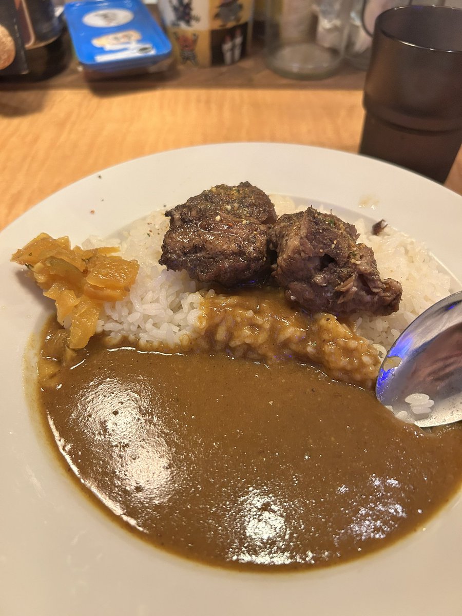 yukihero_'s tweet photo. スペアリブカレー
うま https://t.co/AnYQlzBzM2