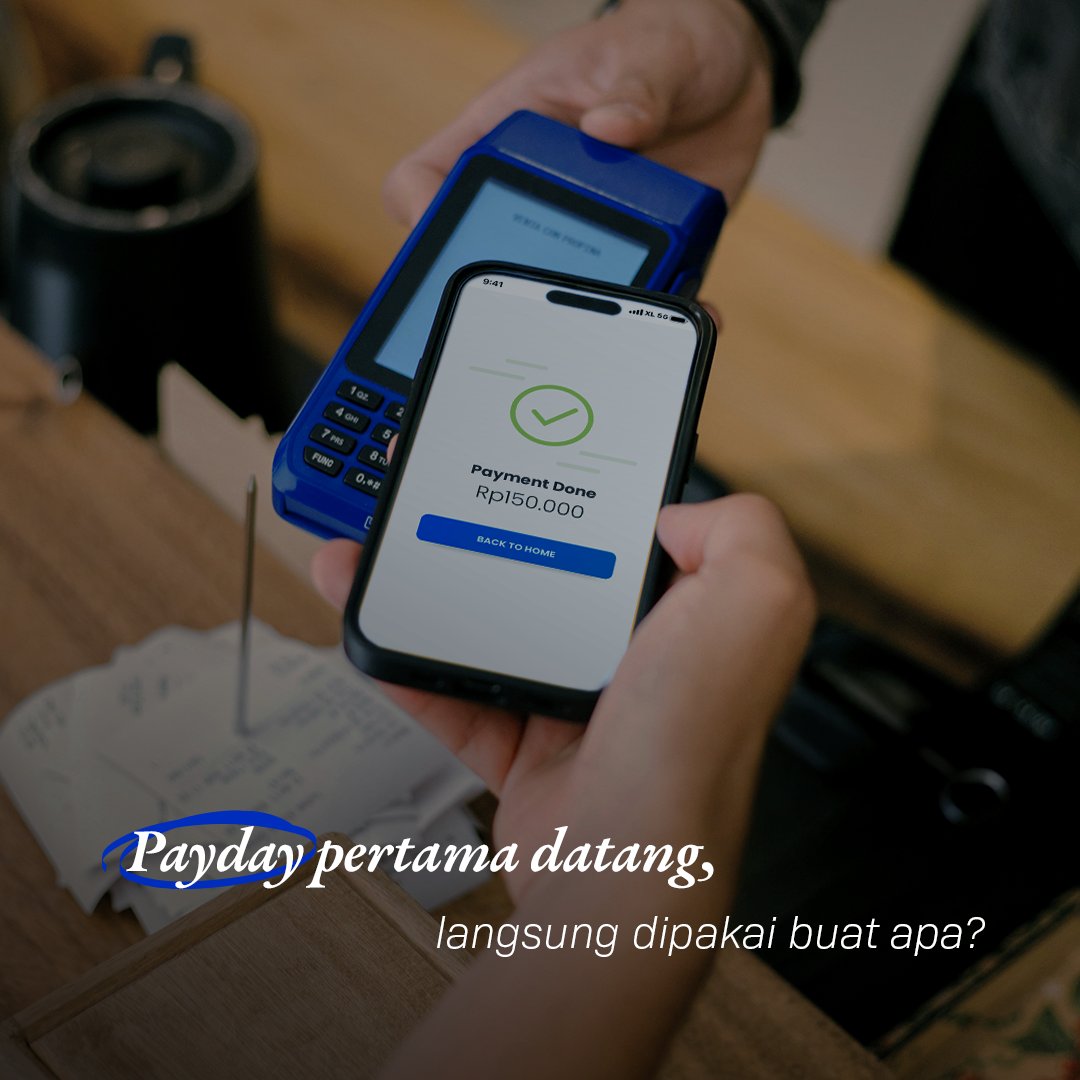 myXL's tweet photo. Payday pertama biasanya langsung dipakai buat apa? 👀 https://t.co/juwiNoYm9y