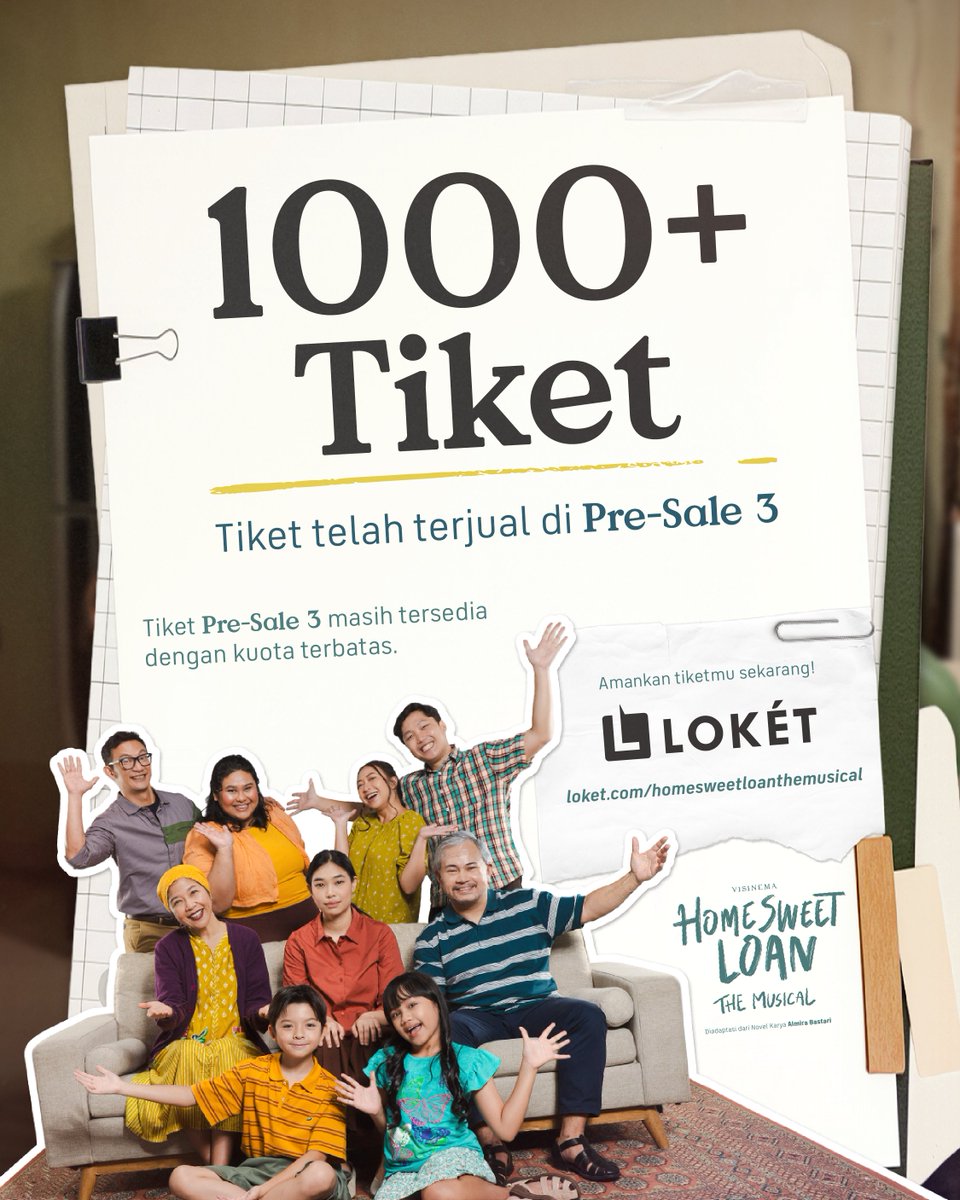 VisinemaID's tweet photo. 1.000+ TIKET PRESALE 3 TELAH TERJUAL! 🎉

Makasih banget buat antusiasmenya yang luar biasa, sebentar lagi perjalanan Kaluna bakal dimulai bersama kalian. 🩵

Belum punya tiketnya? Beli sekarang di https://t.co/lHWddJ7bmC sebelum kuota Presale 3 abis! https://t.co/zBiPSoFUdG