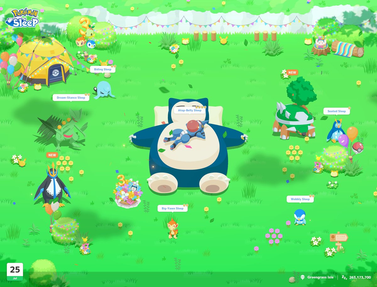 BooItsSarah's tweet photo. Today's Pokemons!

#PokemonSleep3rd https://t.co/2e58ekPZRe