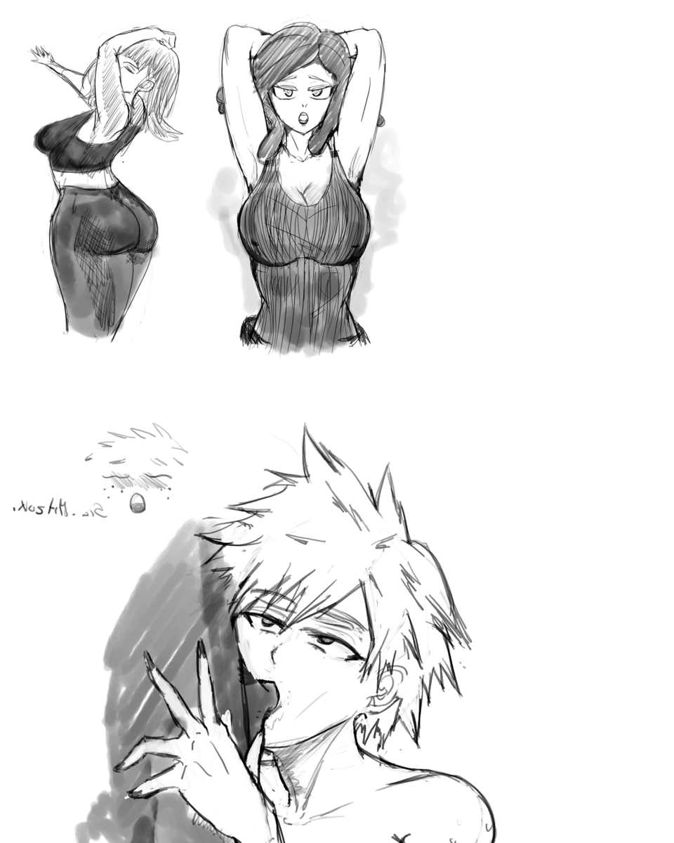TWIGGIHARD's tweet photo. skech rapidos........XD
#mitsukibakugou #meihatsume #artists #digitalartㅤㅤㅤㅤ https://t.co/UkUMCwn5qt