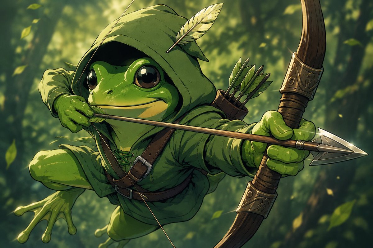 MetodayMetoday's tweet photo. Join the whitelist for the Metoday The Frog free mint.

Go to https://t.co/NV5u0VCeeL
→ Enter your wallet
→ Complete the tasks
→ Enter the Quiver
→ Get ready to mint 🏹

🐸 Mint opens today, July 27 at 12:00 UTC.
https://t.co/Hrw54Nrdcf
• Supply: 4,663 NFTs
• Price: Free Mint
• Chain: Robinhood