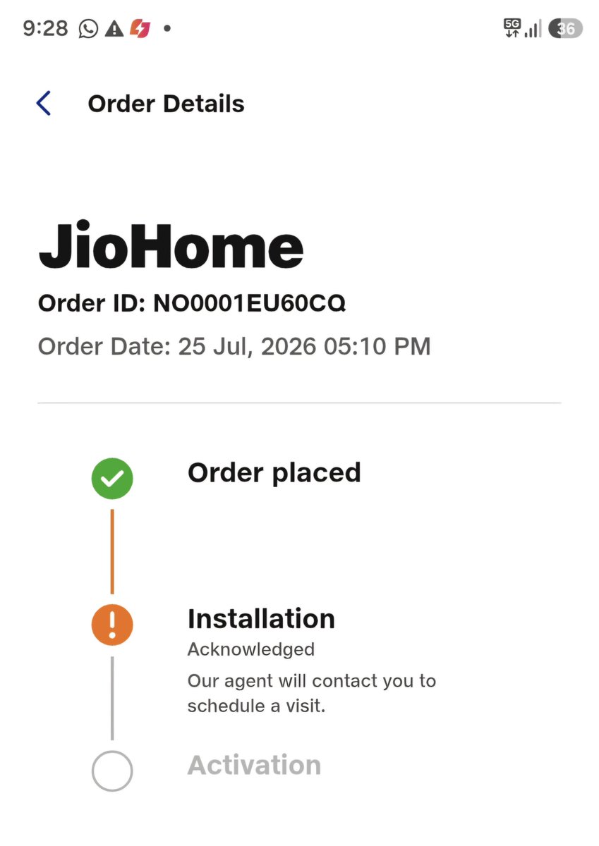 tanmayjsr's tweet photo. @JioCare @reliancejio  i don't think this is a good practice,  I needed a new internet  connection  urgently, ur sales  rep vinoth Perumal and Nagarjuna Valsad said it will be done in 24 hrs,took money on 25th and not picking calls , bangalore region, @Airtel_Presence  lets apply https://t.co/y4yLK8zEPO