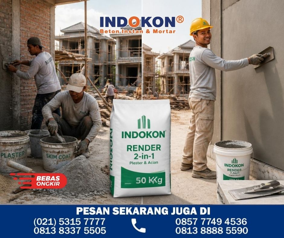 indokon1's tweet photo. 🚨 BEFORE vs AFTER.
❌ Plester + acian terpisah.
✅ Render 2-in-1 Indokon.
✔ Satu aplikasi
✔ Dua pekerjaan
✔ Lebih cepat
✔ Lebih hemat
Kerja cerdas dimulai dari material yang tepat. 🧱
#Render2in1 #RenderIndokon #MortarModern #HematMaterial #BangunCerdas #KontraktorIndonesia https://t.co/41DwQzeKTT