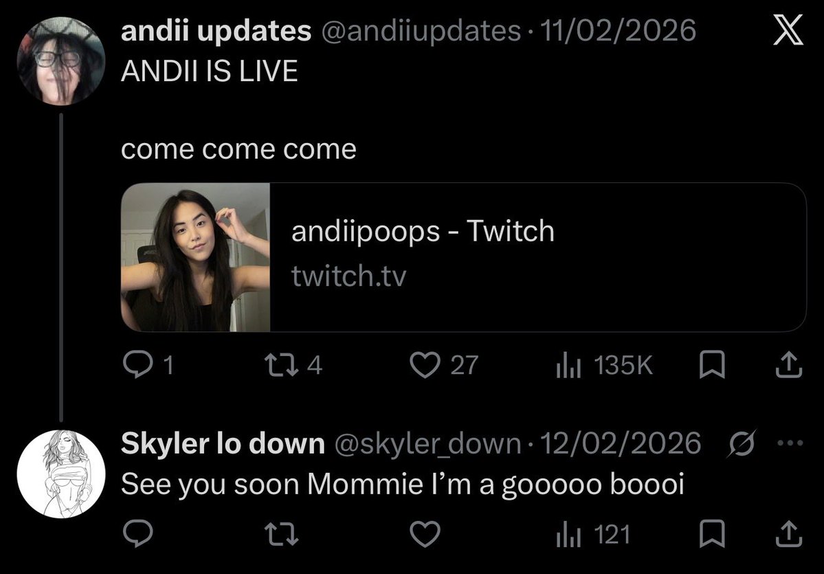 andii ✮⋆˙ tweet media