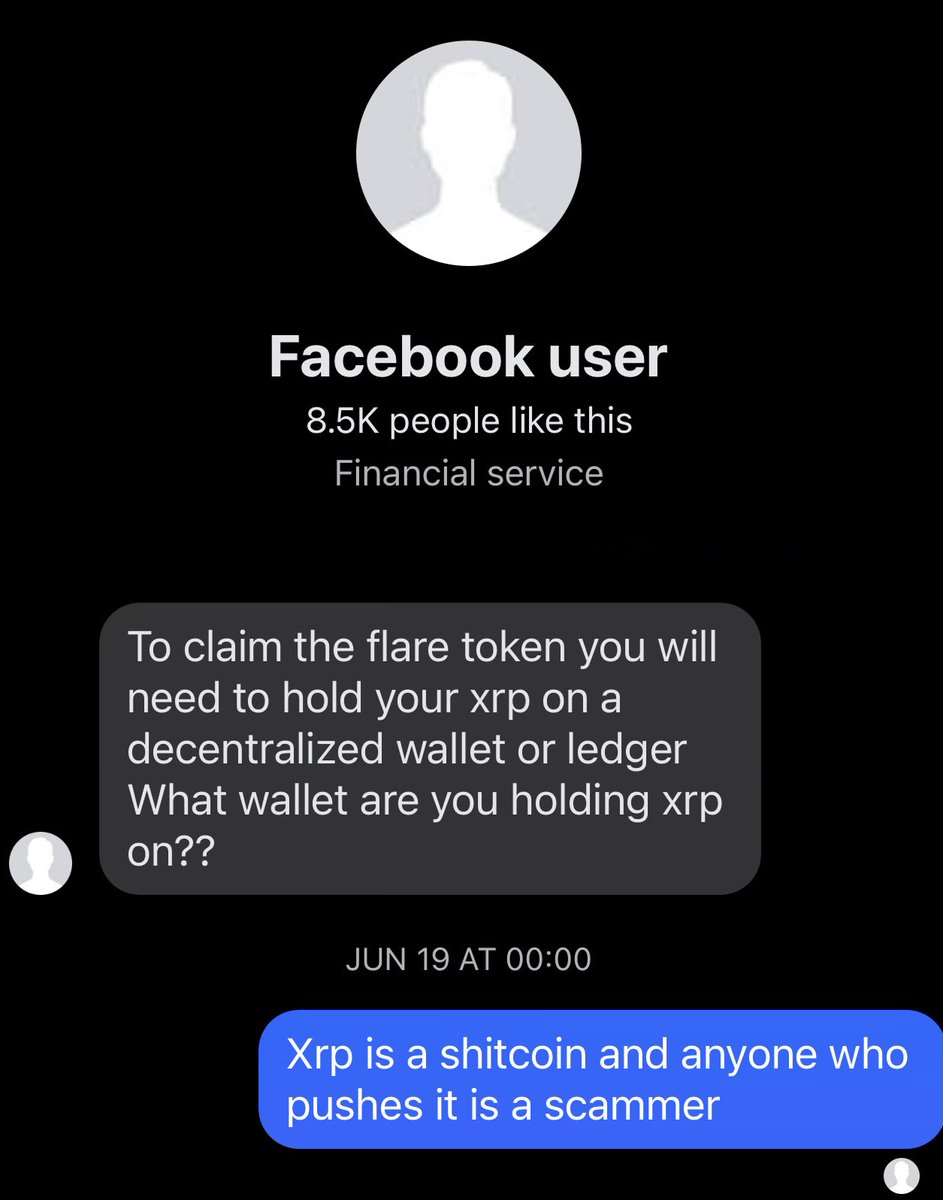 noshitcoiner's tweet photo. When I get unsolicited shitcoin DMs. https://t.co/1eKEErZNUx