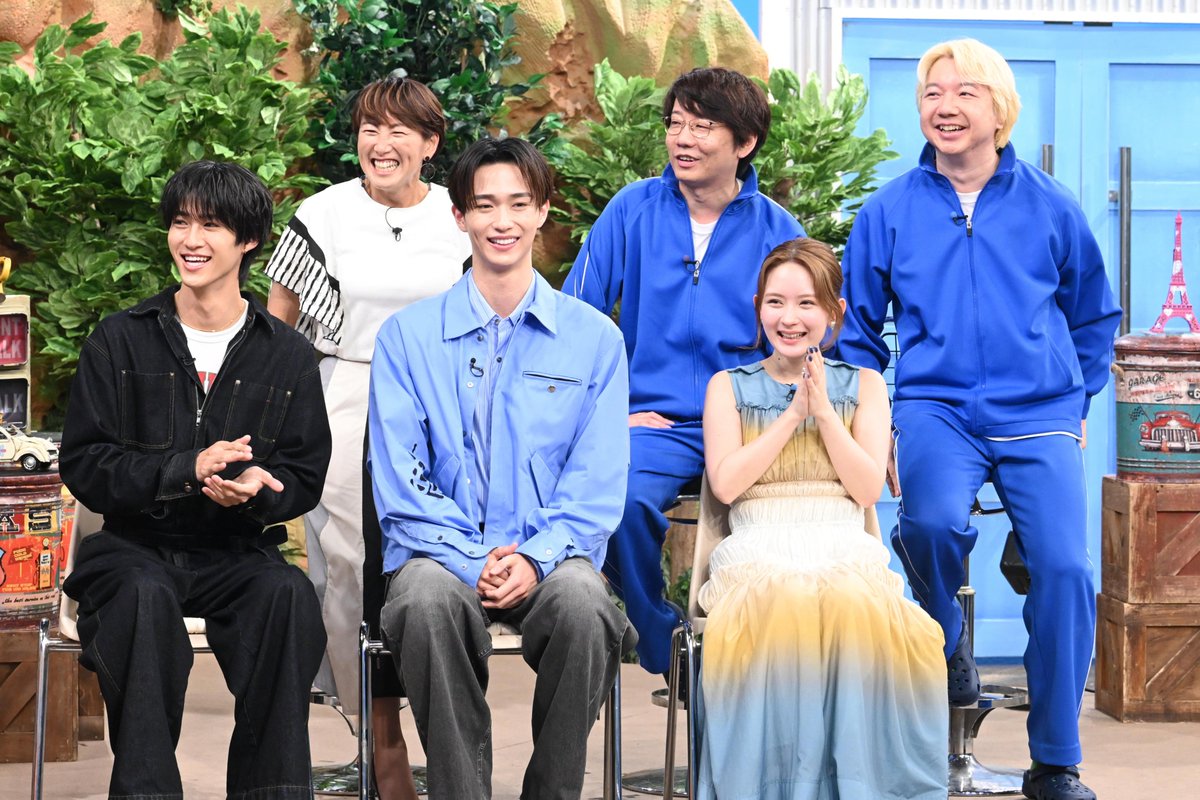 marumie_tv's tweet photo. このあと８時〜 #世界まる見え🌎
☀️夏のお調子者SP🥳

TVerリアルタイム配信📱
https://t.co/YpNHm6QROQ

📌ワニ狩り？不死身の体になるおまじない？
　ビジャゴ諸島の危険な成人の儀式

✨スタジオゲスト✨
曽野舜太(M!LK) 野村康太 畑芽育
杉山愛 三四郎 https://t.co/Ipp310lXlm