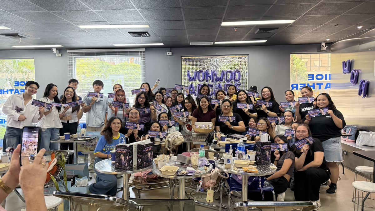 TeamCaratPH's tweet photo. Thank you once again to everyone who attended Wonwoo’s Arcade! 💜

And to everyone who has been joining and supporting our cupsleeve events since day 1, thank you so much. Your support means a lot to us and we are really happy to celebrate these special moments with all of you.

Thank you for all the love, support, and fun memories you shared with us. We hope you enjoyed the event as much as we did.

See you again on our soon! Thank you for always being part of our journey. 💜

#Wonwoo #WonwooArcadePH